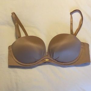 SOLD* Perfect Victoria’s Secret Strapless Push-up Bra Removable Straps Size 34B